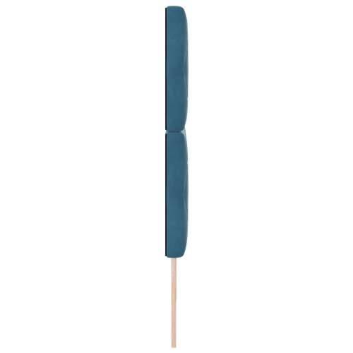 Naslon za glavu s kristalnim gumbima tufted tamno plavi 200 cm baršun Cijena