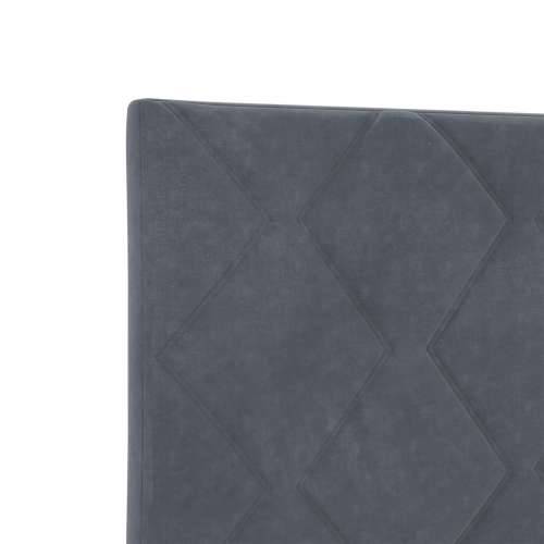 Naslon za glavu s dijamantskim blokovima tamno sivi 100 cm velvet, Naslon za glavu s dijamantskim blokovima tamno sivi 200 cm ve Cijena