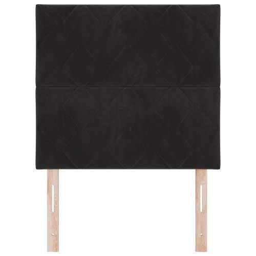 Naslon za glavu dijamantnog uzorka crni 100 cm pliš, Naslon za glavu dijamantnog uzorka crni 200 cm pliš Cijena