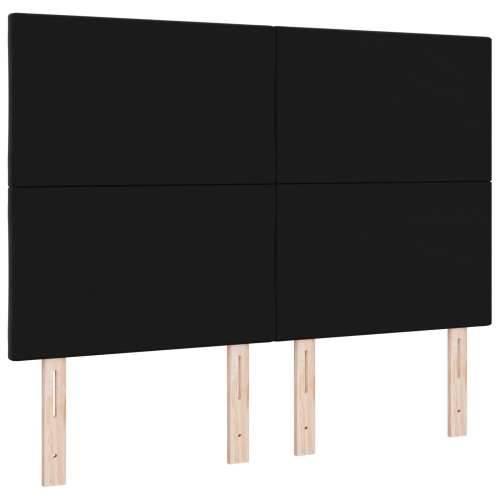 Crni naslon za glavu s dijamantnim blokovima 140 cm baršun Cijena