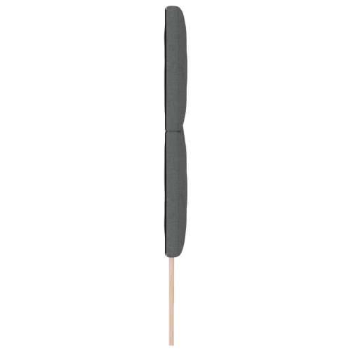 Naslon za glavu s dijamantskim uzorkom Tamno siva 180 cm Tkanina Cijena