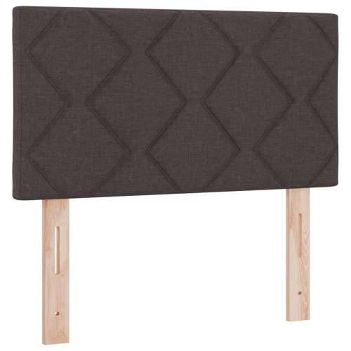 Box Spring krevet s madracem Tamnosmeđi 80x200 cm Tkanina Cijena