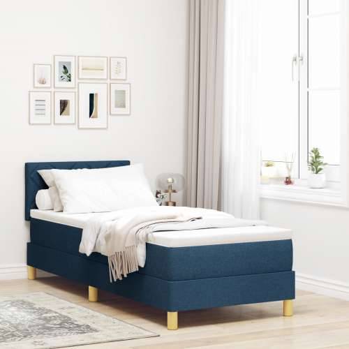 Box Spring Krevet s Madracem Plavi 80x200 cm Tkanina Cijena
