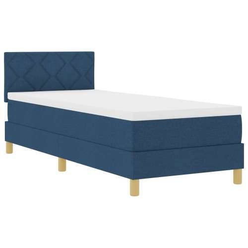 Box Spring Krevet s Madracem Plavi 80x200 cm Tkanina Cijena