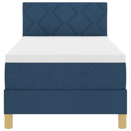 Box Spring Krevet s Madracem Plavi 80x200 cm Tkanina Cijena
