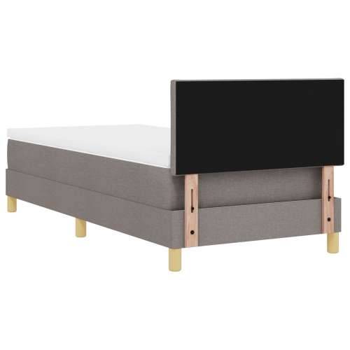 Krevet s kutijom s madracem Taupe 90x200 cm Tkanina Cijena