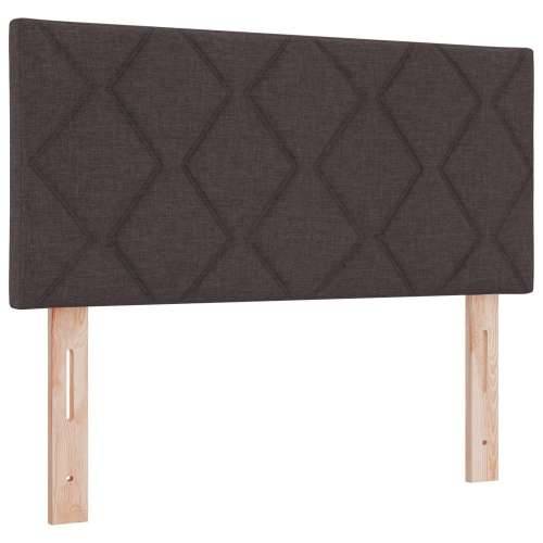 Tamnosmeđi krevet s kutijom opruga i madracem 100x200 cm Cijena