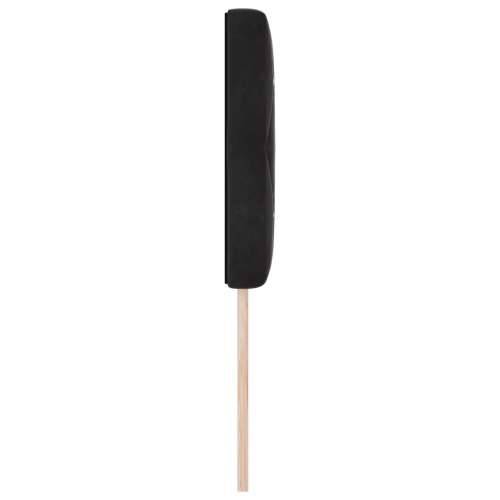 Naslon za glavu s kristalnim gumbima tufted crni 80 cm baršun Cijena