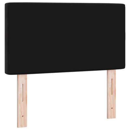 Naslon za glavu s kristalnim gumbima tufted crni 80 cm baršun Cijena