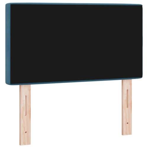 Naslon za glavu s kristalnim gumbima, tamnoplavi, 80 cm, baršun Cijena