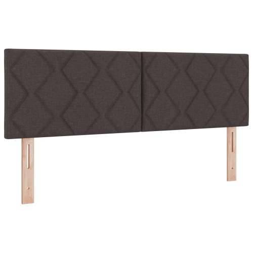 Krevet s box springom i madracem tamnosmeđa 140x200 cm tkanina Cijena