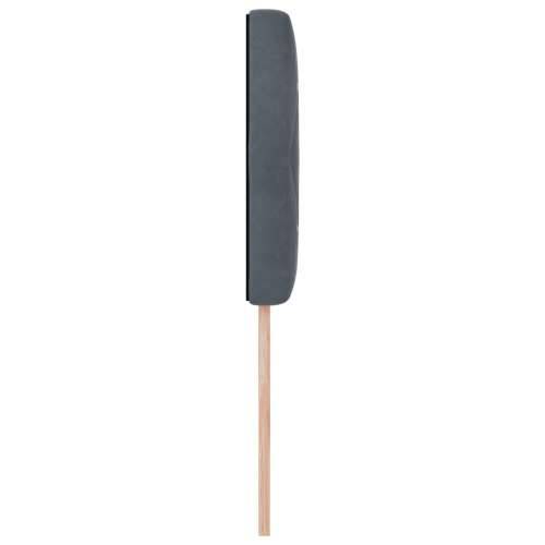 Naslon za glavu s kristalnim gumbima, tamno sivi 90 cm, baršun Cijena