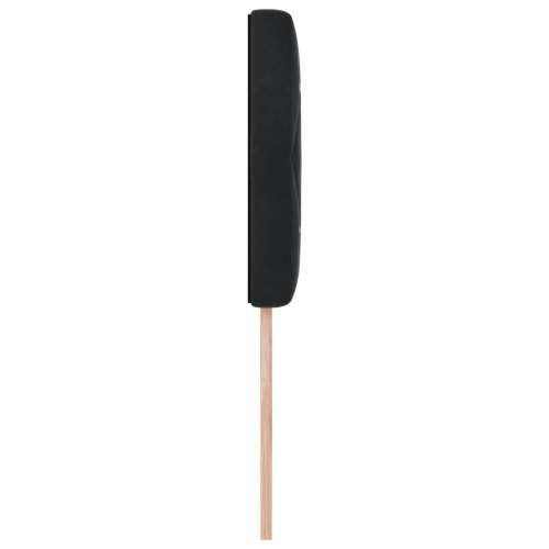 Headboard s kristalnim gumbima, crna, 90 cm, baršun Cijena