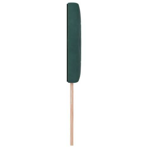 Naslon za glavu s kristalnim gumbima, tamnozelena, 90 cm, baršun Cijena