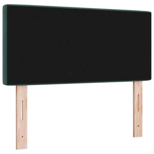 Naslon za glavu s kristalnim gumbima, tamnozelena, 90 cm, baršun Cijena