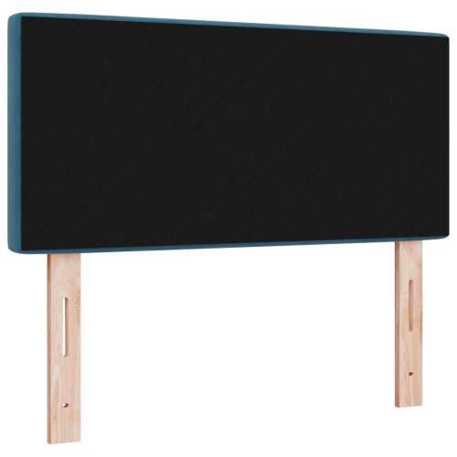 Naslon za glavu s kristalnim gumbima, tamnoplavi, 90 cm, baršun Cijena