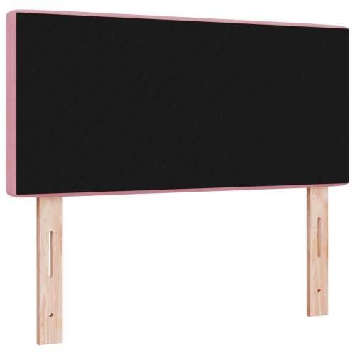 Uzglavlje s Kristalnim Dugmadi Tufted Ružičasta 100 cm Baršun Cijena