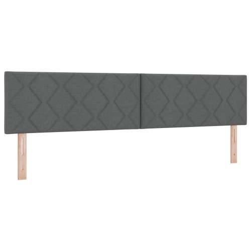 Box Spring krevet s madracem tamno siva 200x200 cm tkanina Cijena