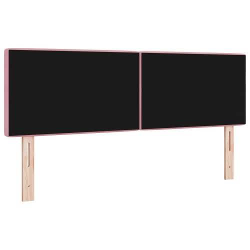 Naslon za glavu s kristalnim gumbima ružičasti 160 cm pliš Cijena