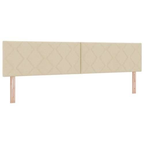 Krevetska podloga s madracem Krem 200x200 cm Tkanina Cijena