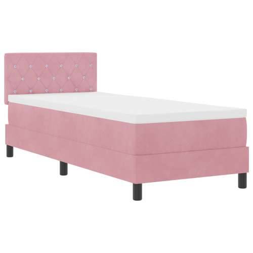 Krevet s dušekom Roze 80x200 cm Baršun Cijena