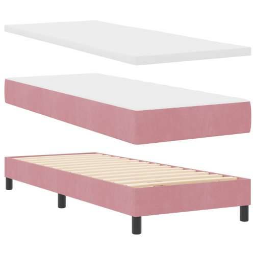 Krevet s dušekom Roze 80x200 cm Baršun Cijena
