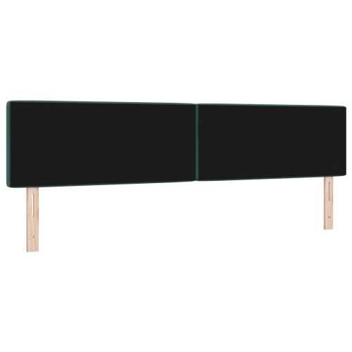 Uzglavlje s Kristalnim Dugmadi, Tamno Zelena, 200 cm, Velur Cijena