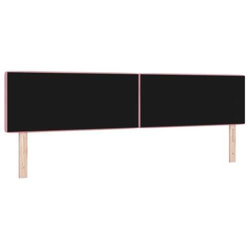 Uzglavlje s kristalnim gumbima, ružičasto, 200 cm, baršun Cijena