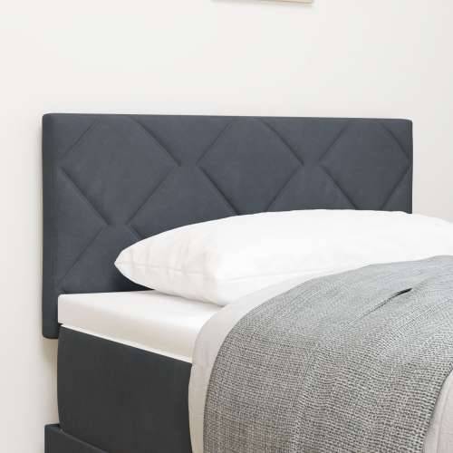Naslon za glavu Dizajn Dijamantnih Blokova Tamno Siva 80 cm Baršun Cijena