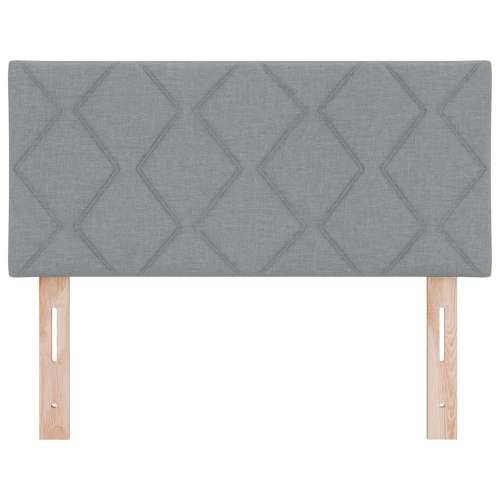 Naslon za glavu s dizajnom dijamantnih blokova svjetlosiva 90 cm tkanina Cijena