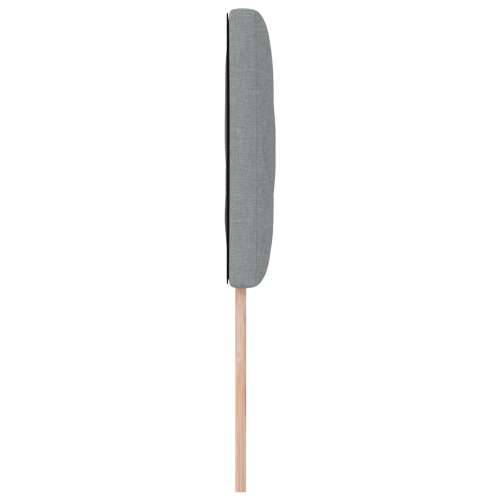 Naslon za glavu s dizajnom dijamantnih blokova svjetlosiva 90 cm tkanina Cijena