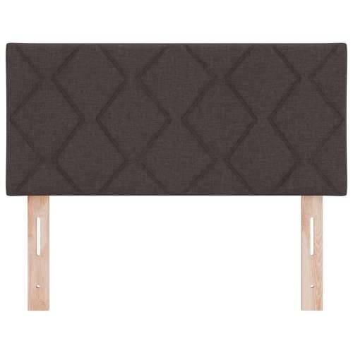 Naslon za glavu dizajn s dijamantnim blokovima tamnosmeđi 90 cm tkanina Cijena