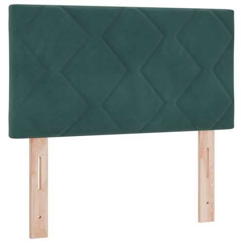 Box Spring Krevet s Madracem Tamno Zelena 80x200 cm Baršun Cijena