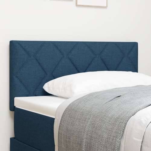 Naslon za glavu s dijamantskim blokovima Plavi 100 cm Tekstil Cijena