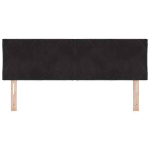 Uzglavlje Dizajn Dijamantnih Blokova Crno 140 cm Baršun Cijena