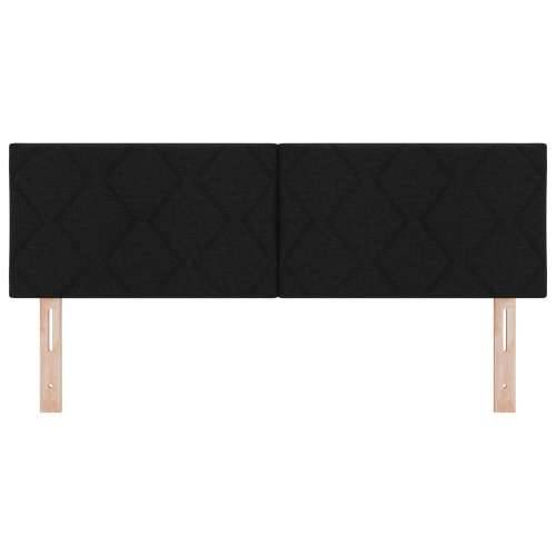 Uzglavlje s dijamantnim blokovima Crno 160 cm Tkanina Cijena
