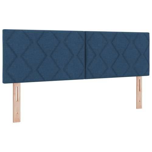 Naslon za glavu dijamantskog uzorka plavi 160 cm tkanina Cijena