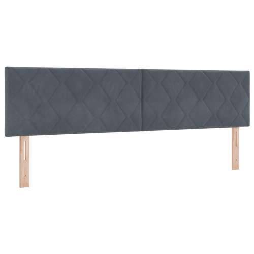 Box Springs Krevet s Madracem Tamno Siva Super King Baršun Cijena