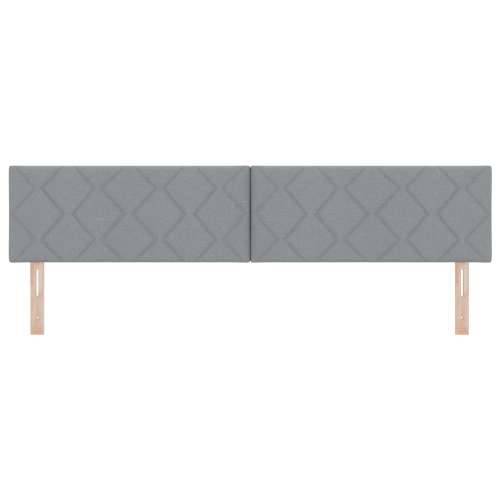 Naslon za glavu Diamond Blocks dizajn svjetlosiva 200 cm tkanina Cijena