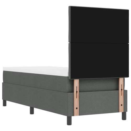 Krevet podloga s madracem Tamnosiva 80x200 cm Tkanina Cijena