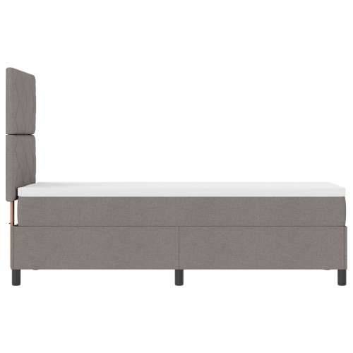 Krevet sa box springom u boji taupe 80x200 cm Tkanina Cijena