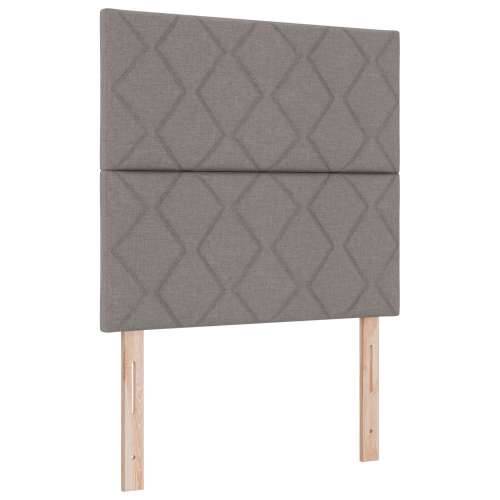 Box Spring krevet s madracem Taupe Mali Dupli Tkanina Cijena