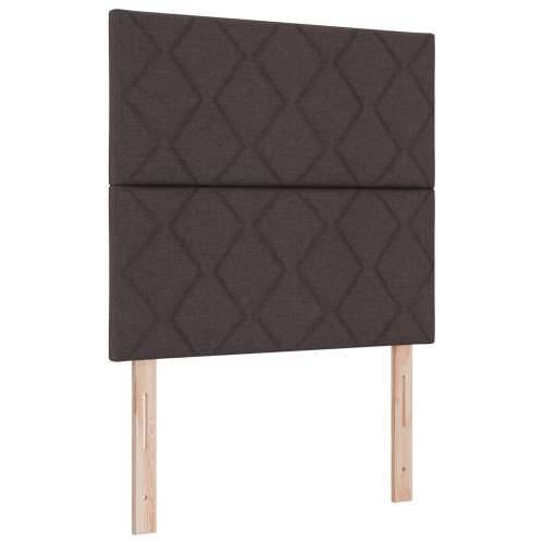 Krevet s kutijom opruga i madracem tamnosmeđa 100x200 cm tkanina Cijena