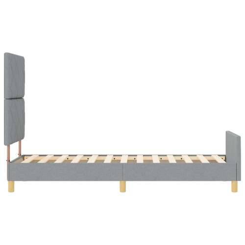 Krevetna Okvir Svjetlosiva 80x200 cm Tkanina Cijena