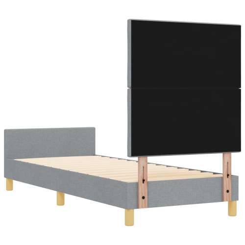 Krevetna Okvir Svjetlosiva 80x200 cm Tkanina Cijena