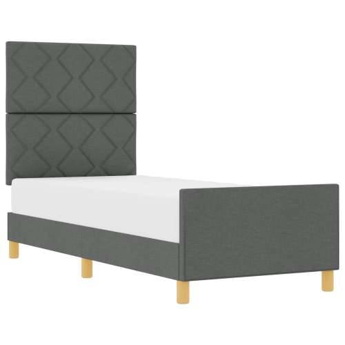 Krevet Sivi 80x200 cm Tkanina Cijena