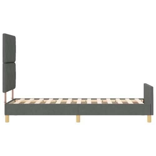 Krevet Sivi 80x200 cm Tkanina Cijena