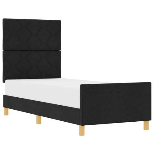 Okvir kreveta Crni 80x200 cm od tkanine Cijena