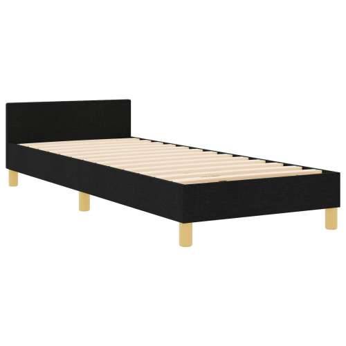 Okvir kreveta Crni 80x200 cm od tkanine Cijena