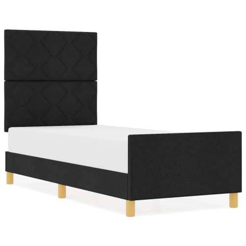Okvir kreveta Crni 80x200 cm od tkanine Cijena